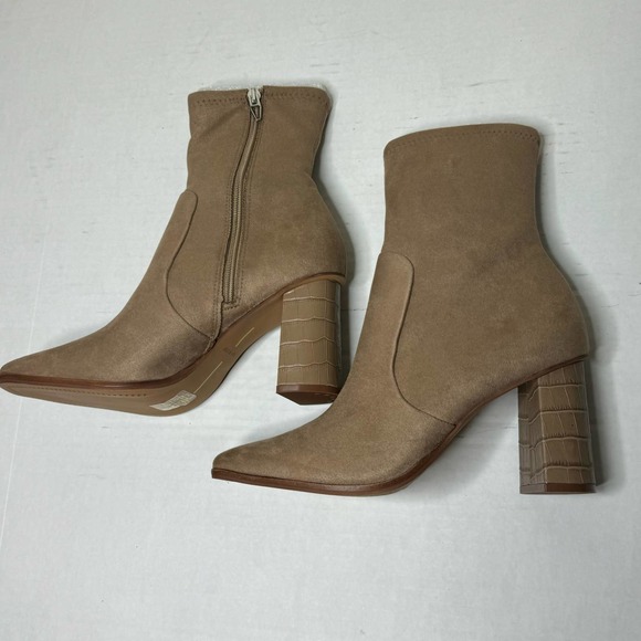 Dolce Vita Taupe Petya Bootie NEW Size 10 - Picture 4 of 9